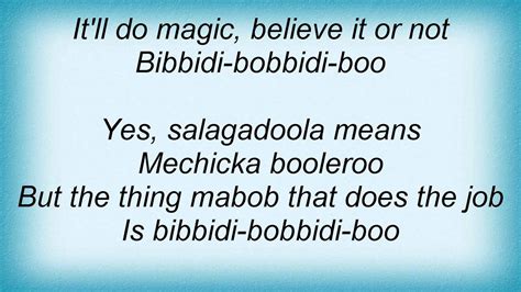 bibbidi bobbidi boo lyrics|bibbidi bobbidi boo lyrics meaning.